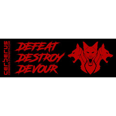 DEFEAT DESTROY DEVOUR Banner