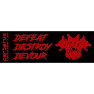 DEFEAT DESTROY DEVOUR Banner